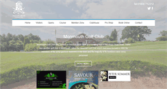 Desktop Screenshot of monmouthgolfclub.co.uk