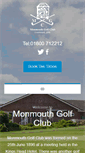 Mobile Screenshot of monmouthgolfclub.co.uk